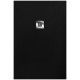Receveur de douche extra plat ECOZONE Noir+ Bonde