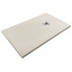 Receveur de douche extra plat ECOZONE Beige Clair + Bonde