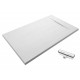 Receveur de douche NILO Blanc Ral 9001 + Bonde