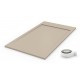 Receveur de douche extra plat AMBIENTE Moka