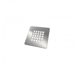 Grille carrée acier inoxydable ou finition laquée Mod NATURAL