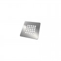 Grille carrée acier inoxydable ou laquée Mod NATURAL