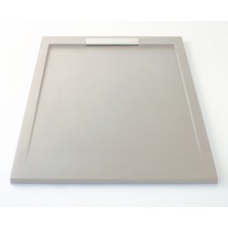 Receveur de douche extra plat Beige NEO INOX + Bonde