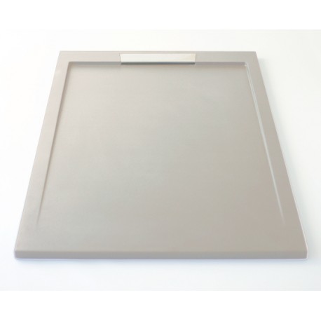 Receveur de douche extra plat Beige NEO INOX + Bonde