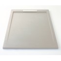 Receveur de douche extra plat Beige NEO INOX + Bonde