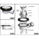 Receveur de douche extra plat AMBIENTE Beige Clair RAL1013
