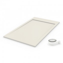 Receveur de douche extra plat AMBIENTE Beige Clair RAL1013
