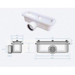 BONDE POUR RECEVEUR DE DOUCHE