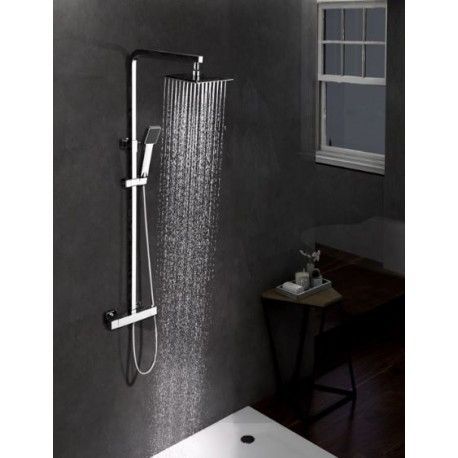 BARRE DE DOUCHE THERMOSTATIQUE CHROMÉE SÉRIE VIGO