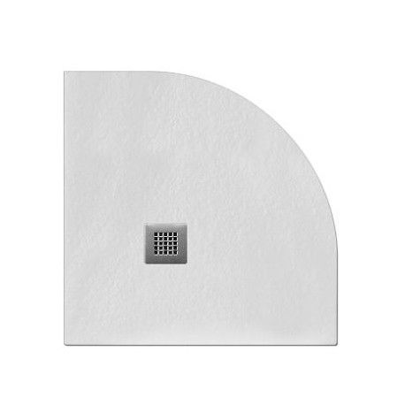 Receveur de douche extra plat 1/4 cercle + Bonde