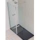 Paroi De Douche Pivotante Verre Anticalcaire Paroi Latérale À L'italienne