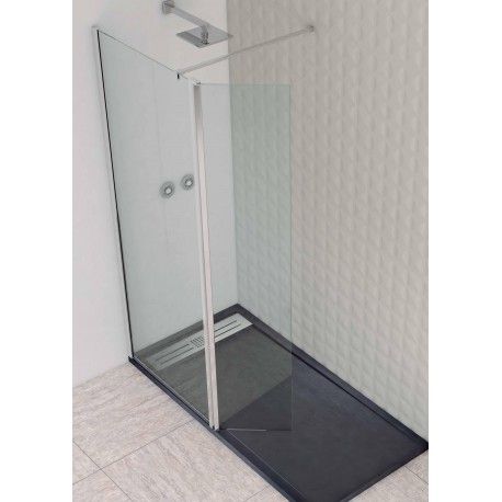 Paroi De Douche Pivotante Verre Anticalcaire Paroi Latérale À L'italienne
