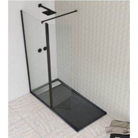 Paroi De Douche Pivotante Verre Anticalcaire Paroi Latérale À L'italienne