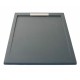 Receveur de douche extra plat Ardoise NEO INOX + Bonde