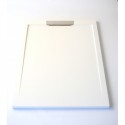 Receveur de douche extra plat Blanc NEO INOX + Bonde