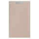 Receveur de douche extra plat moka NEO INOX + Bonde