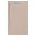 Receveur de douche extra plat Moka NEO INOX + Bonde