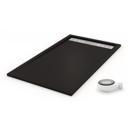 Receveur de douche extra plat PREMIUM AMBIENTE Noir Graphite Ral 9011