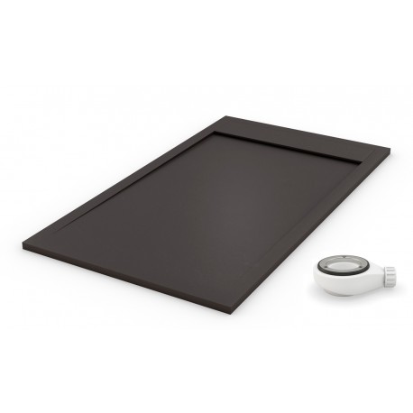 Receveur de douche extra plat PREMIUM AMBIENTE Gris Ardoise