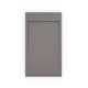 Receveur de douche extra plat PREMIUM AMBIENTE Gris Poussière