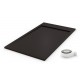 Receveur de douche extra plat AMBIENTE Noire