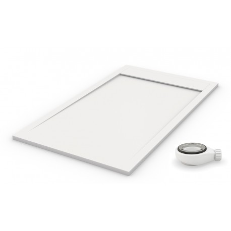 Receveur de douche extra plat AMBIENTE Blanc