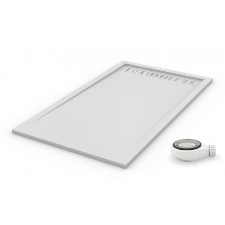 Receveur de douche extra plat AMBIENTE Blanc